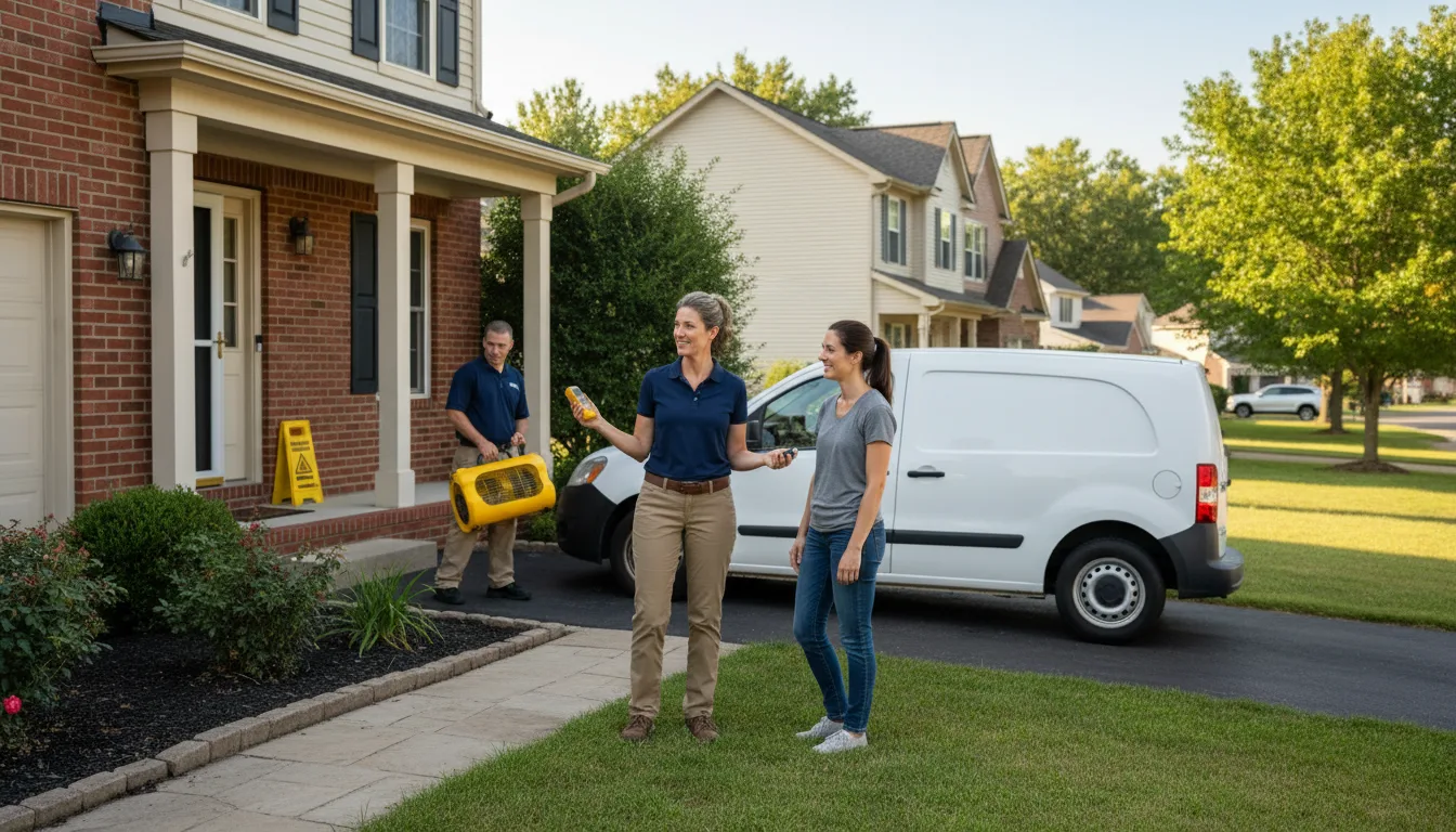 Water restoration image for Dehumidification And Cleanup Services in Groton, NY